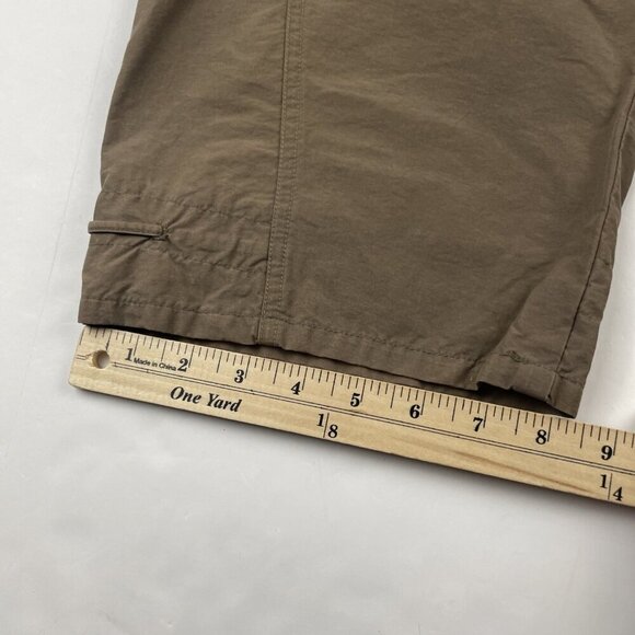 Columbia Capri Pants Women's Small 18” Inseam Cinch Waist/Hem Nylon Cotton Hike - Picture 9 of 10